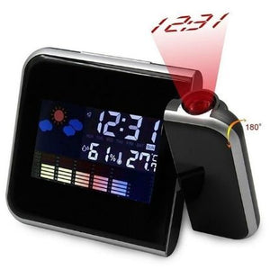 ⚡Nuevo Reloj alarma LCD con proyector 3D🔥