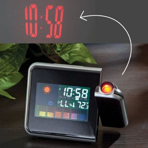 ⚡Nuevo Reloj alarma LCD con proyector 3D🔥