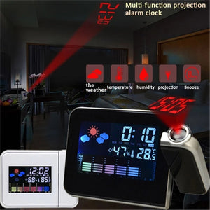 ⚡Nuevo Reloj alarma LCD con proyector 3D🔥